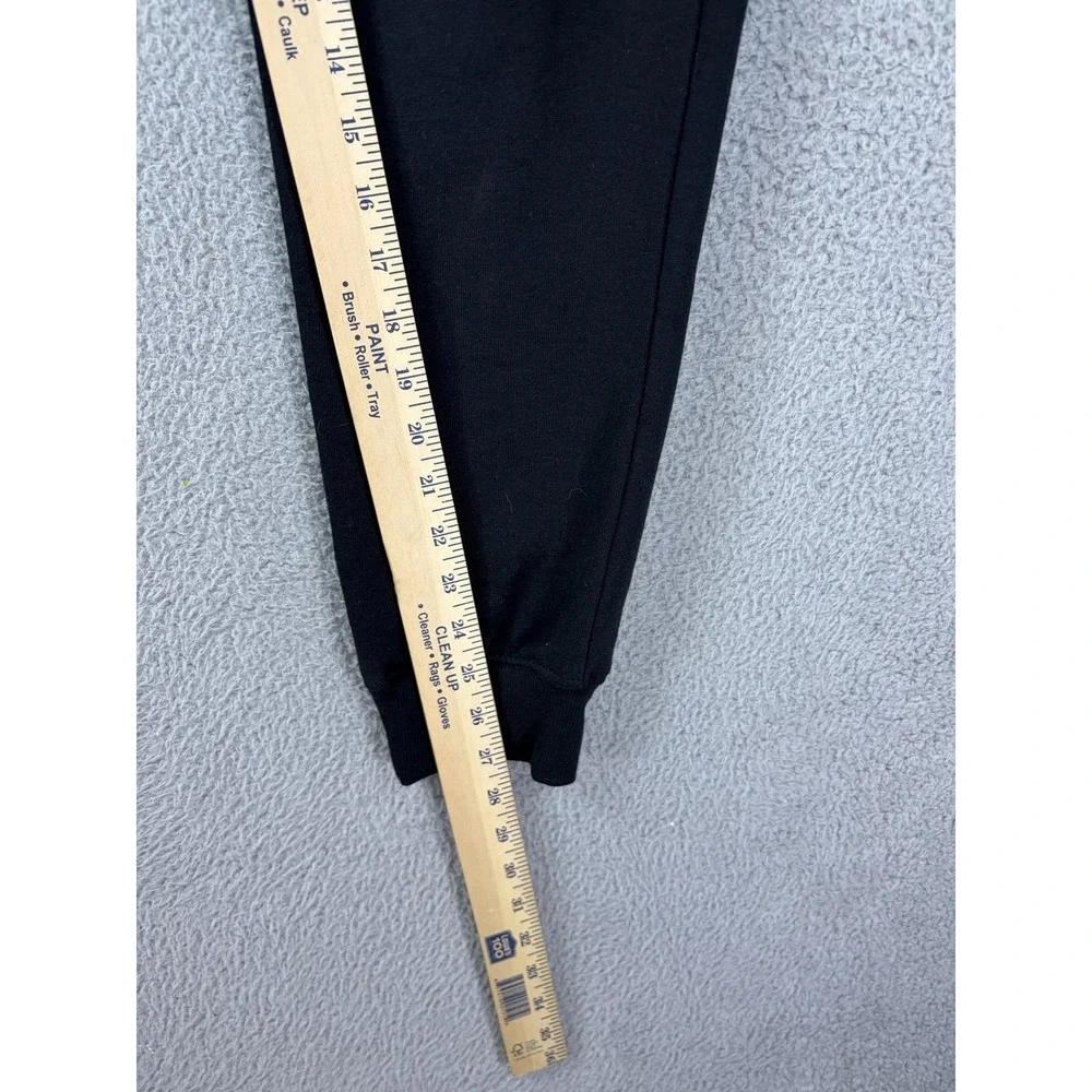 True Religion Sweatpants Mens 2XL Black Fleece Drawstring Logo Joggers Mens